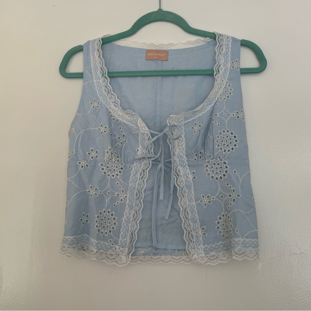 Tie front top
